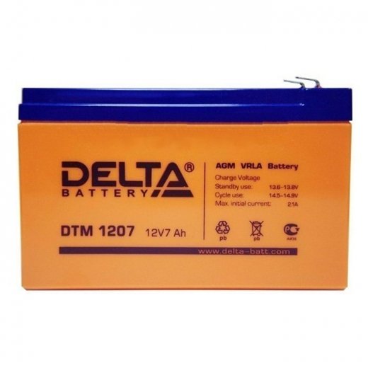 Dt 12v 7ah. DTM 1207 Delta аккумуляторная батарея. АКБ 12/ 7 DTM 1207. Аккумулятор батарея Delta DTM 1207. АКБ 12-7 Delta DTM.