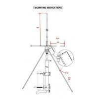 Антенна базовая Sirio SD 1300U Антенна базовая Sirio SD 1300U
