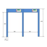 Арочный металлодетектор Паутина-3