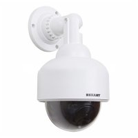 Купить Rexant муляж уличной купольной камеры видеонаблюдения с мигающим красным светодиодом в 