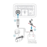 Эхолот Lowrance Hook2-4x с датчиком Bullet Skimmer