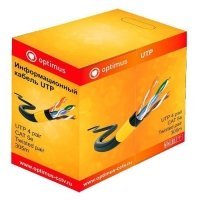 Кабель Optimus FTP-5e 4x2x0.51 Cu (outdoor) с тросом 305м
