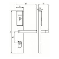 Электронный замок Bonwin BW803BG-K EURO