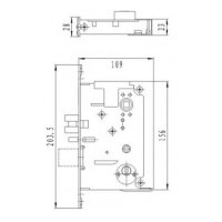 Электронный замок Bonwin BW803SC-G