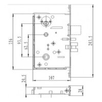 Электронный замок Bonwin BW823SC-Q