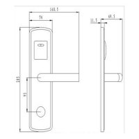 Электронный замок Bonwin BW823SB-F