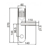 Электронный замок AYT 928SL-M