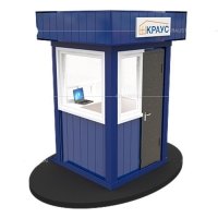 Будка охраны 1.5х1.5 сэндвич