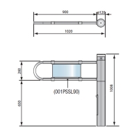 Калитка Came SALOON 40 900мм