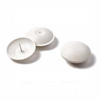 Противокражный радиочастотный датчик «РАКУШКА малая» 45мм Белый