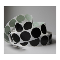 РЧ этикетки LUCATRON, круглая 40 мм, чёрная