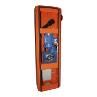 Шлагбаум автоматический Стандарт с круглой стрелой 3м и СКУД