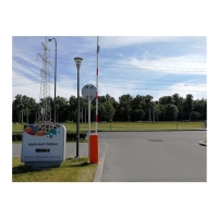 Шлагбаум автоматический Гранд-Арктик с круглой стрелой 5м и радиоуправлением