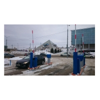 Шлагбаум автоматический скоростной Спринт с круглой стрелой 3м и системой откидывания