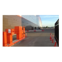 Шлагбаум автоматический скоростной Спринт с круглой стрелой 3м и системой откидывания