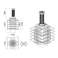 Выдвижной столб RB 90 S