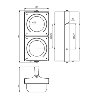 Светофор двухсекционный (зеленый, красный) SW2