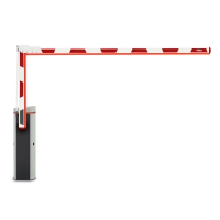 Шлагбаум GS04 со складной стрелой прямоугольного сечения 4,3 метра