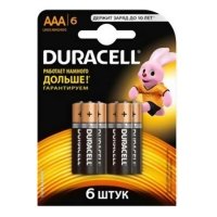 Купить Duracell LR03-6BL BASIC (6/60/19740) в Москве с доставкой по всей России