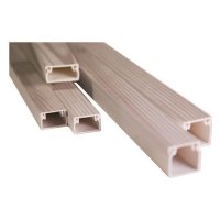 Кабель-канал 25x16, двойной замок, клен канадский (60 м/уп)