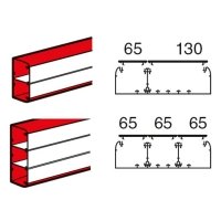 Кабель-канал DLP 220x65 (без крышки)