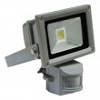 Купить Lamper Прожектор уличный LED, белый, 10W, 220В, 800 Lm, IP65, с датчиком движения в 