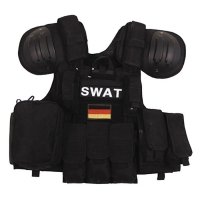Купить Жилет SWAT боевой быстросъемный черный в 
