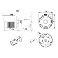 Уличная IP камера CMD IP1080-WB3.6-W