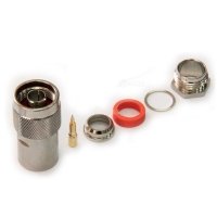 Разъем N-типа, вилка, для кабеля 10D (прижимной)