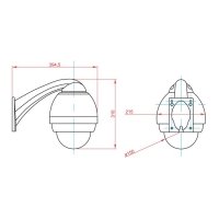 Поворотная IP-камера АСТРОН-5A-IQ-PTZ-132