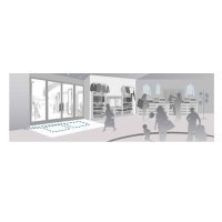 Система для скрытой установки в двери или стене Sensormatic Synergy 8,6 м