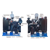 Дизельный генератор ТСС АД-100С-Т400-1РКМ5 в шумозащитном кожухе