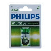 Купить Philips HR03-2BL 800 mAh [R03B2A80/10] (2/24/15552) в 