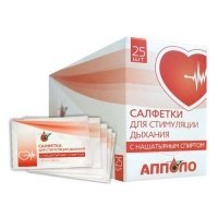 Шоубокс — салфетка с нашатырным спиртом для стимуляции дыхания при обморочном состоянии 130мм х 180мм