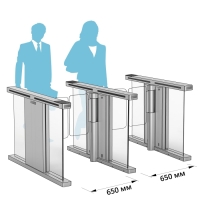 Турникет распашной БЛОКПОСТ РСП 900