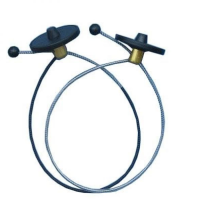 Бирка РЧ для баночной продукции, трос 380 мм