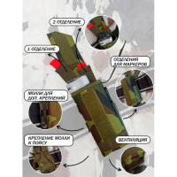 Подсумок под 2 магазина/аптечка