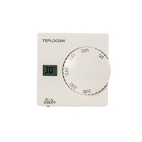 ПРОВОДНОЙ КОМНАТНЫЙ ТЕРМОСТАТ TEPLOCOM TS-2AA/8A